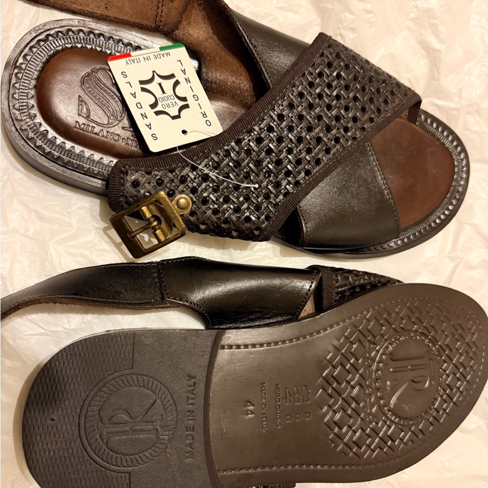 Vero Cuoio Brown Leather Sandals